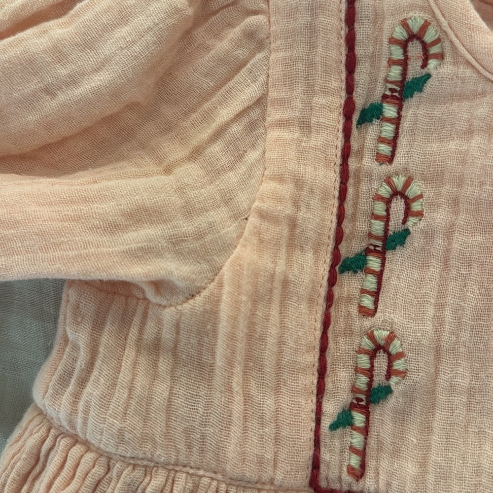 Pink Chicken candy cane Christmas dress 12/18 mon. - Picture 3 of 4